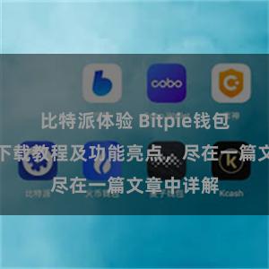 比特派体验 Bitpie钱包最新版本下载教程及功能亮点，尽在一篇文章中详解