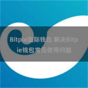 Bitpie国际钱包 解决Bitpie钱包常见使用问题