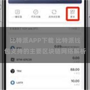 比特派APP下载 比特派钱包支持的主要区块链网络解析