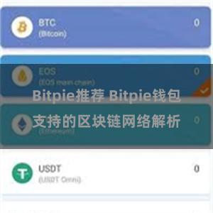 Bitpie推荐 Bitpie钱包支持的区块链网络解析