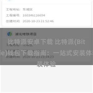 比特派安卓下载 比特派(Bitpie)钱包下载指南：一站式安装体验