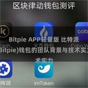 Bitpie APP轻量版 比特派(Bitpie)钱包的团队背景与技术实力