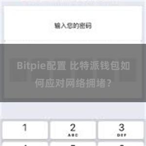 Bitpie配置 比特派钱包如何应对网络拥堵？