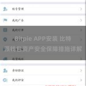 Bitpie APP安装 比特派钱包资产安全保障措施详解